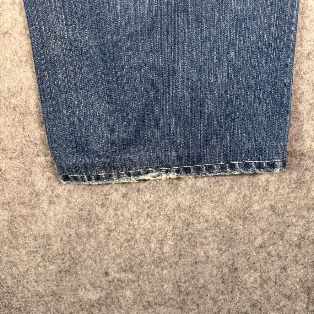 BKE Tyler Jeans Mens 32x31 Mens Blue Denim Has Some Heel Drag - Picture 7 of 9
